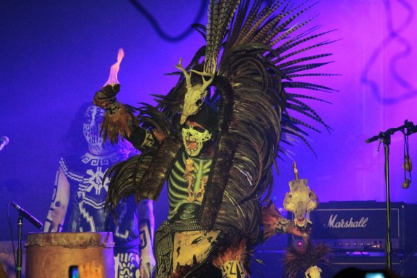 Cemican, sincretismo musical que une el mundo del metal y la cultura prehispánica. Foto: Antonio Álvarez / El Descafeinado.