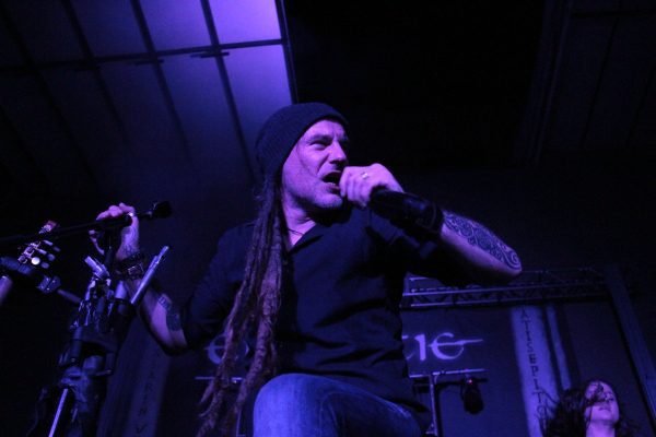 Glanzz... vocalista de Eluveitie. Foto: Antonio Álvarez / El Descafeinado.