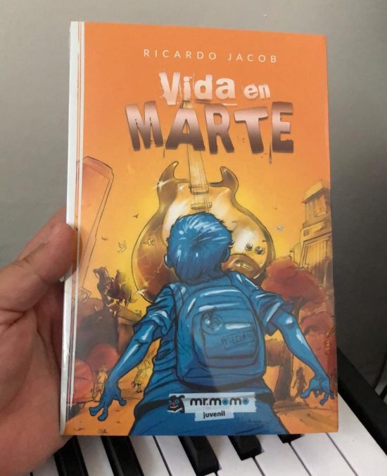Portada del libro «Vida en Marte» publicado en 2020, obra literaria de Ricardo Jacob.