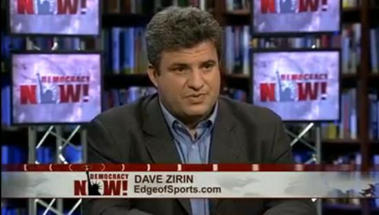 Foto: El periodista deportivo Dave Zirin.